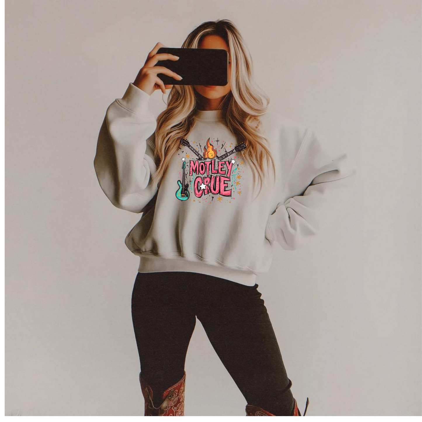 Rock Band Designs-Kid Rock, Motley Crue, Queen, AC/DC, Metallica, and others Sweatshirts