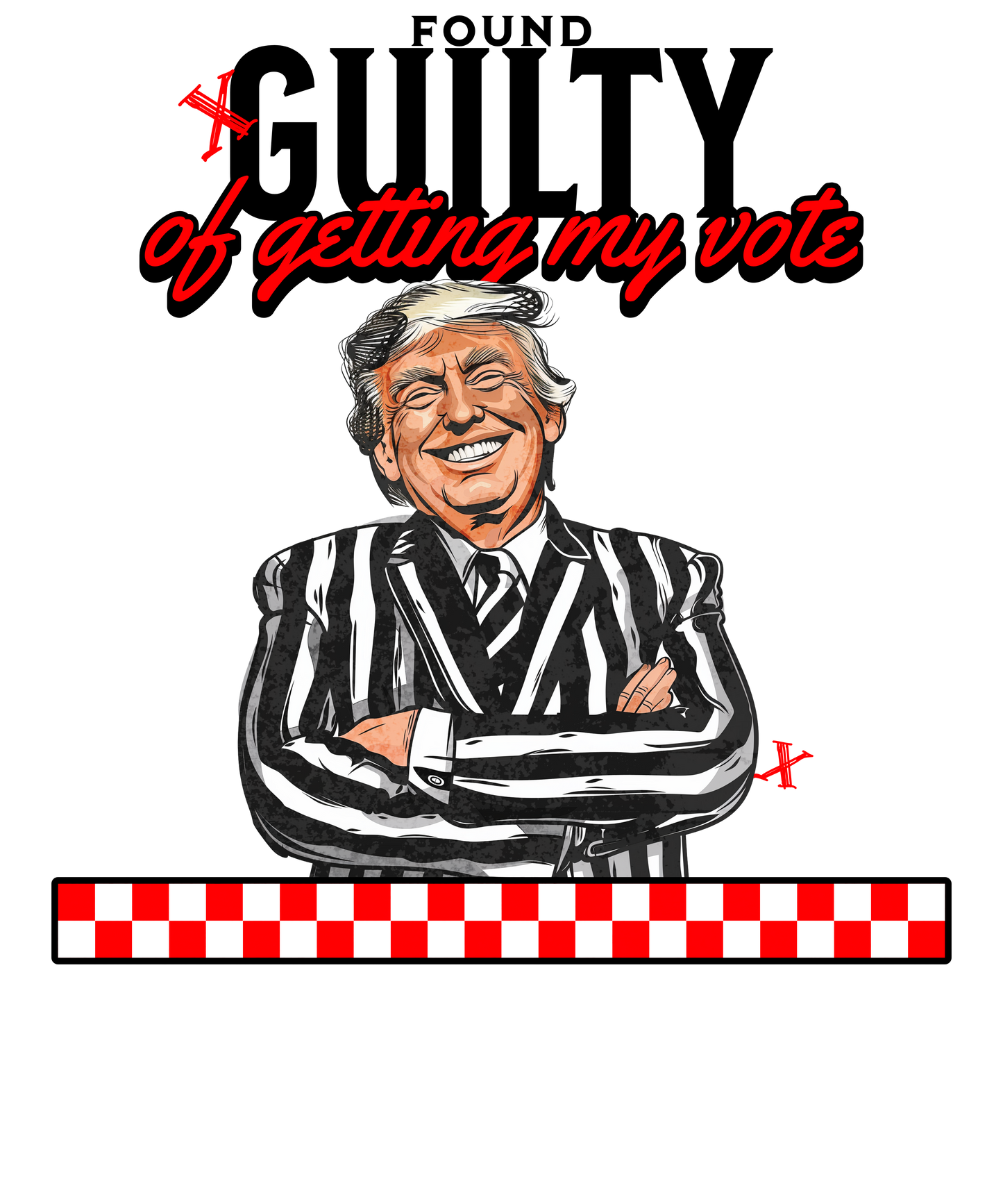 Trump DTF Gang Sheet featuring 4 designs!! 22x48 fits 10 adult designs