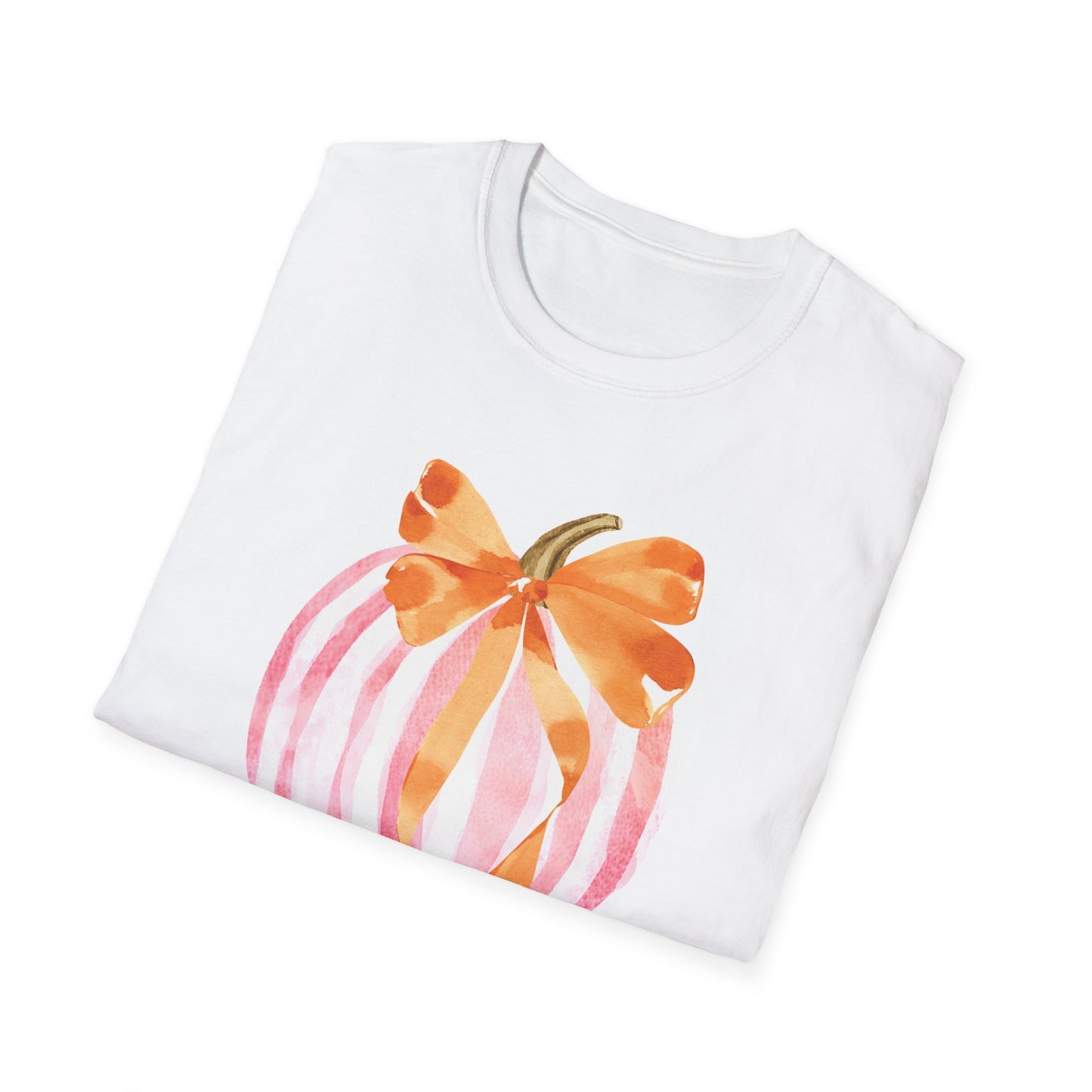 Pumpkin Ribbon Unisex T-Shirt