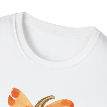 Pumpkin Ribbon Unisex T-Shirt