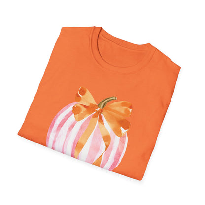 Pumpkin Ribbon Unisex T-Shirt