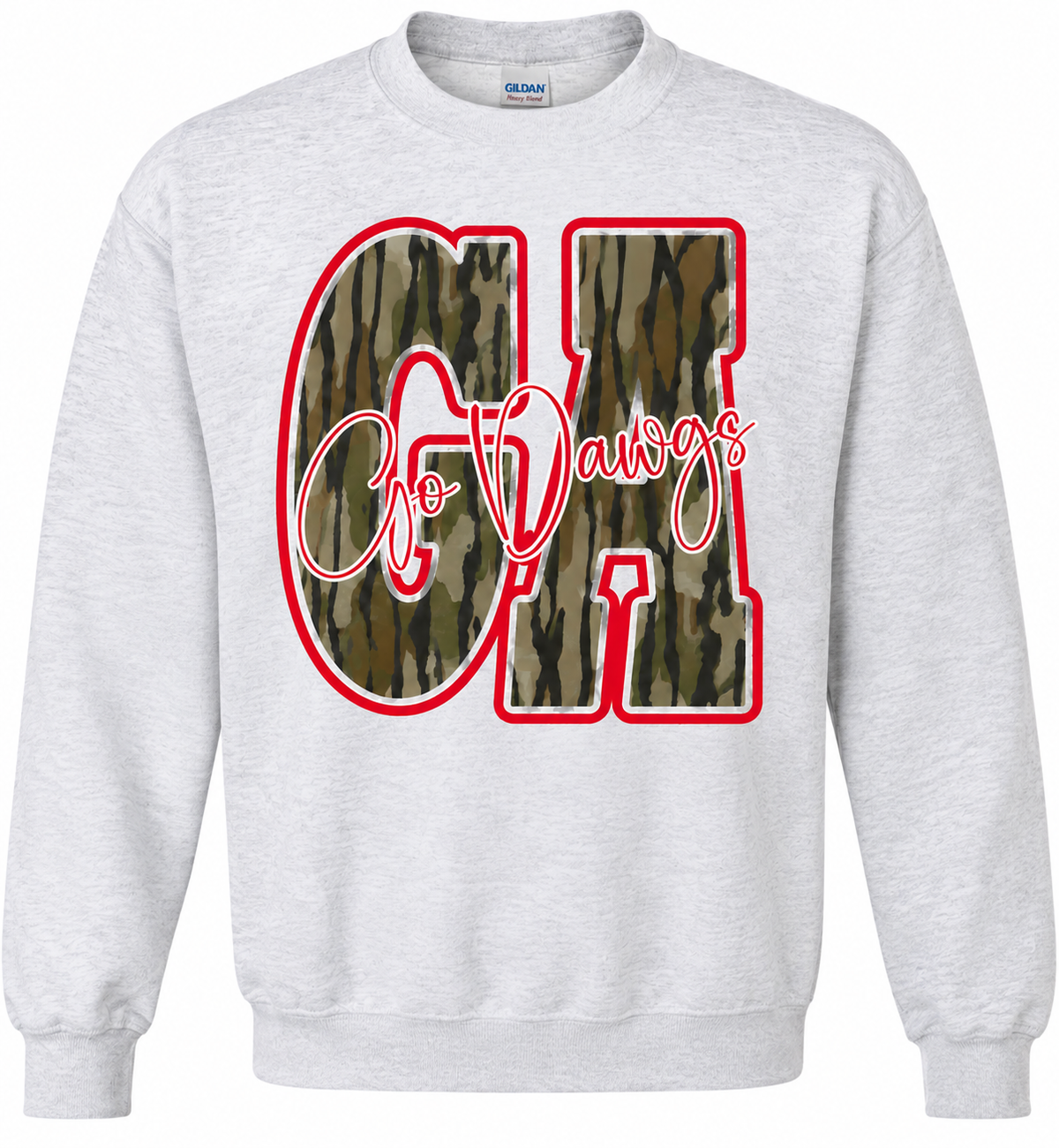 Unisex Camo Go Dawgs Graphic T-Shirt – Short Sleeve, Long Sleeve & Sweatshirt