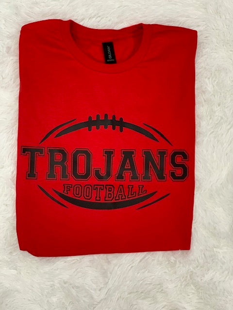 Trojan Football-Youth-Adult-Tshirt-Sweatshirt