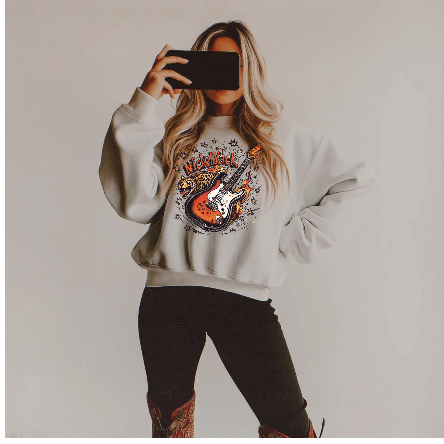 Rock Band Designs-Kid Rock, Motley Crue, Queen, AC/DC, Metallica, and others Sweatshirts